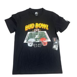 Starter Black Label Bud Bowl Football Superbowl‎ Budweiser Small VTG NWT